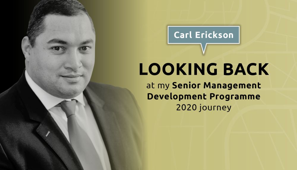 Senior Management Development Programme (SMDP) Feature: Carl Erickson