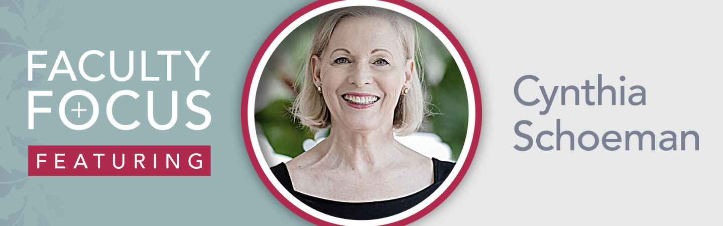 Faculty Focus: Cynthia Schoeman