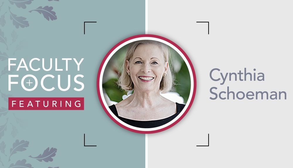 Faculty Focus: Cynthia Schoeman
