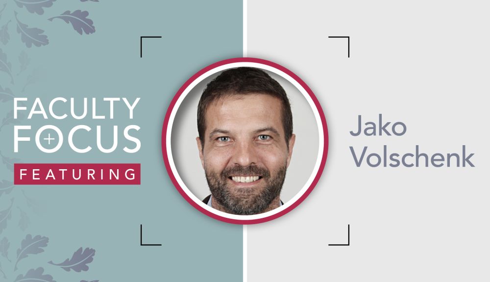 Faculty Focus: Jako Volschenk